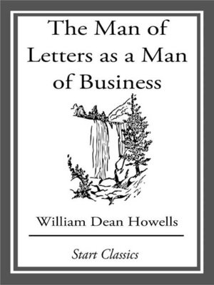 cover image of The Man of Letters as a Man of Busine